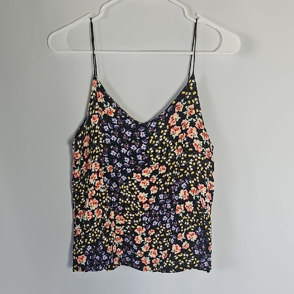 Cotton On Floral Spaghetti Strap tank Top XS Boho - Picture 1 of 4